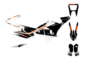 Kit de pegatinas compatible con per KTM 450 RALLY 2011 - 2013 - MXPKAD15174