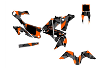 Aufkleber Satz kompatibel mit per KTM 450 RALLY 2015 - 2018 - MXPKAD15175