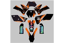 Kit Autocollants compatible avec per KTM EXC EXC-F 125 200 250 450 2005 - 2007 - MXPKAD13423