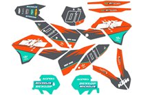 Kit de pegatinas compatible con per KTM EXC EXC-F 125 200 250 450 2008 - 2011 - MXPKAD13980