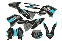 Sticker set compatible with per KTM EXC EXC-F 125 200 250 450 2008 - 2011 - MXPKAD13962