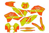 Kit de pegatinas compatible con per KTM EXC EXC-F 125 200 250 450 2008 - 2011 - MXPKAD14391