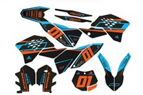 Aufkleber Satz kompatibel mit per KTM EXC EXC-F 125 200 250 450 2008 - 2011 - MXPKAD14013