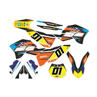 Kit Autocollants compatible avec per KTM EXC EXC-F 125 200 250 450 2008 - 2011 - MXPKAD14004