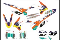 Kit adesivi compatibile con per KTM EXC EXC-F 125 200 250 350 450 2012 - 2013 - MXPKAD14402