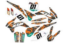 Kit adesivi compatibile con per KTM EXC EXC-F 125 200 250 350 450 2012 - 2013 - MXPKAD14102