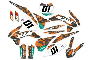 Kit Autocollants compatible avec per KTM EXC EXC-F 125 200 250 350 450 2012 - 2013 - MXPKAD14102