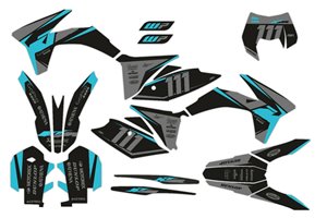 Kit adesivi compatibile con per KTM EXC EXC-F 125 200 250 350 450 2012 - 2013 - MXPKAD14095