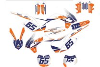 Sticker set compatible with per KTM EXC EXC-F 125 200 250 300 350 450 2014 - 2015 - MXPKAD13959
