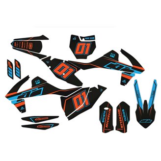 Kit Autocollants compatible avec per KTM EXC EXC-F 125 200 250 300 350 450 2016 - MXPKAD14408