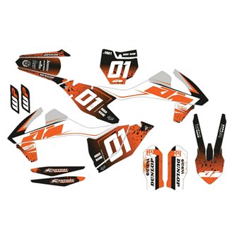 Kit Autocollants compatible avec per KTM EXC EXC-F 125 200 250 300 350 450 2016 - MXPKAD14407