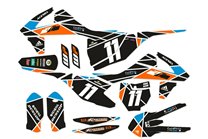 Kit de pegatinas compatible con per KTM EXC EXC-F 125 200 250 300 350 450 2016 - MXPKAD14085