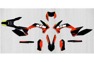 Kit adesivi compatibile con per KTM EXC EXC-F 125 200 250 300 350 450 2016 - MXPKAD13816