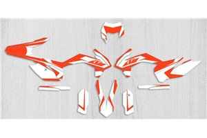Kit adesivi compatibile con per KTM EXC EXC-F 125 200 250 300 350 450 2016 - MXPKAD13815