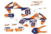 Aufkleber Satz kompatibel mit per KTM EXC EXC-F 125 200 250 300 350 450 2017 - 2019 - MXPKAD13972