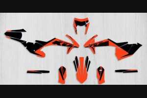 Sticker set compatible with per KTM EXC EXC-F 125 200 250 300 350 450 2017 - 2019 - MXPKAD13806