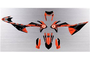 Kit adesivi compatibile con per KTM EXC EXC-F 125 200 250 300 350 450 2020 - 2022 - MXPKAD13810