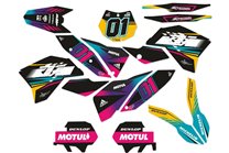 Kit Autocollants compatible avec per KTM SX 125 200 250 300 350 450 2007 2010 - MXPKAD14394