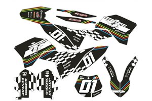 Sticker set compatible with per KTM SX 125 200 250 300 350 450 2007 2010 - MXPKAD14393