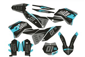 Sticker set compatible with per KTM SX 125 200 250 300 350 450 2007 2010 - MXPKAD14382