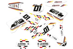 Kit adesivi compatibile con per KTM SX 125 200 250 300 350 450 2007 2010 - MXPKAD14006