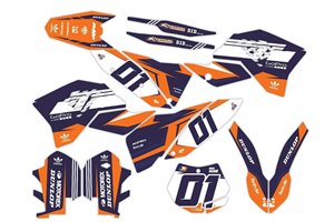 Sticker set compatible with per KTM SX 125 200 250 300 350 450 2007 2010 - MXPKAD13985