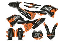 Kit Autocollants compatible avec per KTM SX 125 200 250 300 350 450 2007 2010 - MXPKAD13978