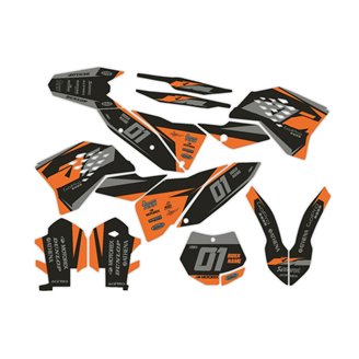 Aufkleber Satz kompatibel mit per KTM SX 125 200 250 300 350 450 2007 2010 - MXPKAD13978