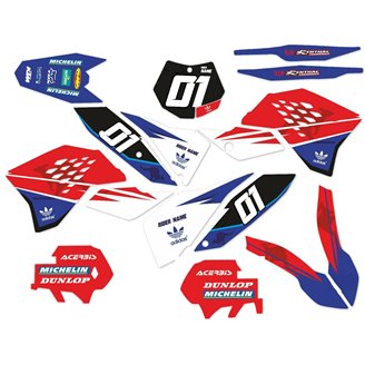 Kit adesivi compatibile con per KTM SX 125 200 250 300 350 450 2007 2010 - MXPKAD13975