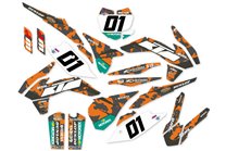 Kit de pegatinas compatible con per KTM SX 125 200 250 300 350 450 2013 2016 - MXPKAD14400