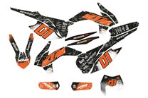 Kit adesivi compatibile con per KTM SX 125 200 250 300 350 450 2013 2016 - MXPKAD14104