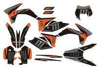 Sticker set compatible with per KTM SX 125 200 250 300 350 450 2013 2016 - MXPKAD14093