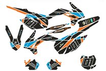 Sticker set compatible with per KTM SX 125 200 250 300 350 450 2013 2016 - MXPKAD14010