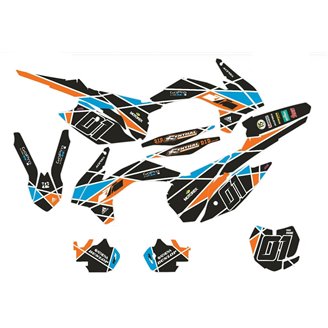 Kit de pegatinas compatible con per KTM SX 125 200 250 300 350 450 2013 2016 - MXPKAD14010