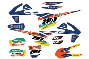 Kit adesivi compatibile con per KTM SX 125 200 250 300 350 450 2013 2016 - MXPKAD14000