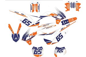Kit adesivi compatibile con per KTM SX 125 200 250 300 350 450 2013 2016 - MXPKAD13960