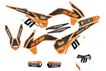Kit de pegatinas compatible con per KTM SXF 125 200 250 300 350 450 2013 2015 - MXPKAD13511