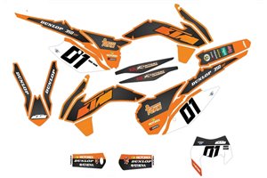 Kit Autocollants compatible avec per KTM SXF 125 200 250 300 350 450 2013 2015 - MXPKAD13511