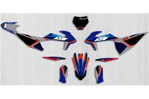 Kit adesivi compatibile con per KTM SX SXF 125 200 250 300 350 450 2019 2022 - MXPKAD13885