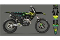 Aufkleber Satz kompatibel mit per KTM SX 125 150 SXF XC XCF 250 300 350 450 2023 - MXPKAD16064