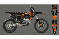 Kit Autocollants compatible avec per KTM SX 125 150 SXF XC XCF 250 300 350 450 2023 - MXPKAD16067