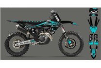 Kit de pegatinas compatible con per KTM SX 125 150 SXF XC XCF 250 300 350 450 2023 - MXPKAD16072