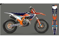 Kit de pegatinas compatible con per KTM SX 125 150 SXF XC XCF 250 300 350 450 2023 - MXPKAD16077