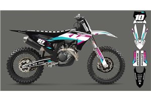 Kit adesivi compatibile con per KTM SX 125 150 SXF XC XCF 250 300 350 450 2023 - MXPKAD16078