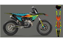Kit adesivi compatibile con per KTM SX 125 150 SXF XC XCF 250 300 350 450 2023 - MXPKAD16080