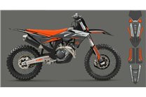 Kit adesivi compatibile con per KTM SX 125 150 SXF XC XCF 250 300 350 450 2023 - MXPKAD16084