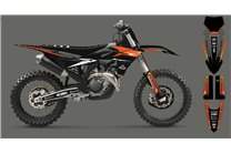 Kit de pegatinas compatible con per KTM SX 125 150 SXF XC XCF 250 300 350 450 2023 - MXPKAD16085