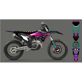 Car & Motorbike Stickers - De Motocross Em Desenho - Free