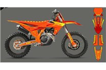 Sticker set compatible with per KTM SX 125 150 SXF XC XCF 250 300 350 450 2023 - MXPKAD16087