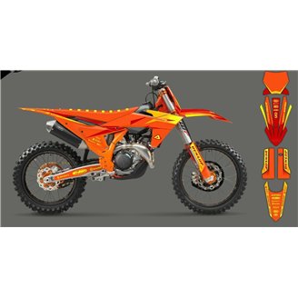 Aufkleber Satz kompatibel mit per KTM SX 125 150 SXF XC XCF 250 300 350 450 2023 - MXPKAD16087